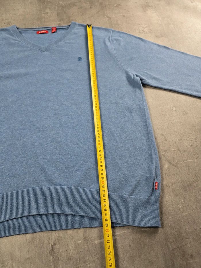 Pull léger col V IZOD bleu taille XL - photo numéro 10