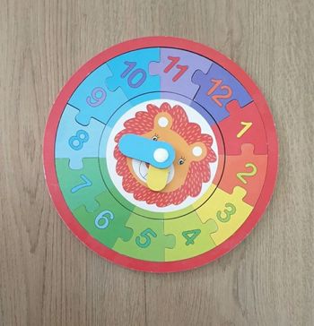 🧩 Horloge en bois puzzle 🧩 #emyfleury_puzzles