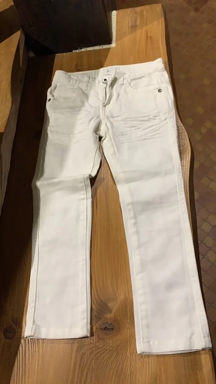 Jeans blanc 5 ans