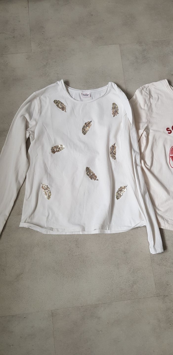 Lot 2 tee-shirts tape à l'oeil 14 ans - photo numéro 2