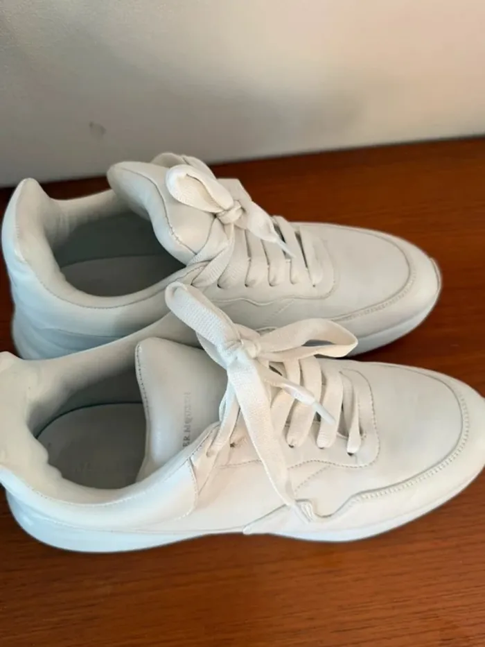 Baskets blanches Alexander McQueen - photo numéro 3