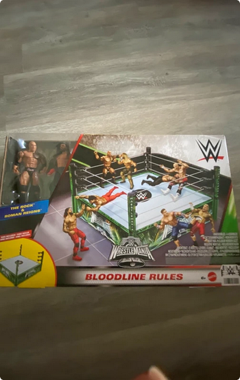 WWE - Coffret Bloodline Rules WrestleMania 40 avec 2 Figurines