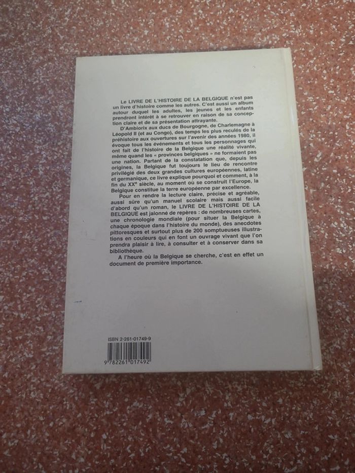 Le livre de l'histoire de la belgique - photo numéro 2