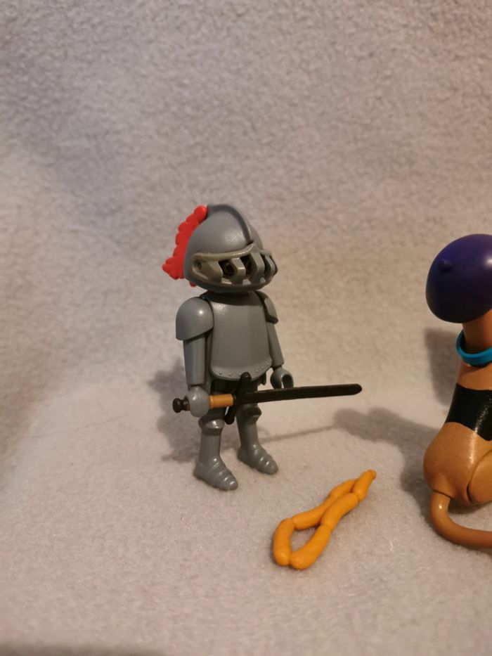 Playmobil scooby-doo peintre et chevalier - photo numéro 3