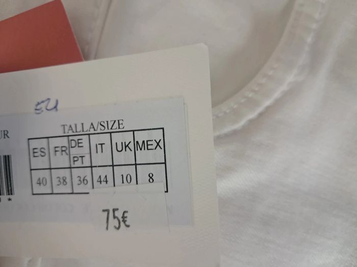 Md'M jean blanc été taille haute T.36/38 neuf - photo numéro 11