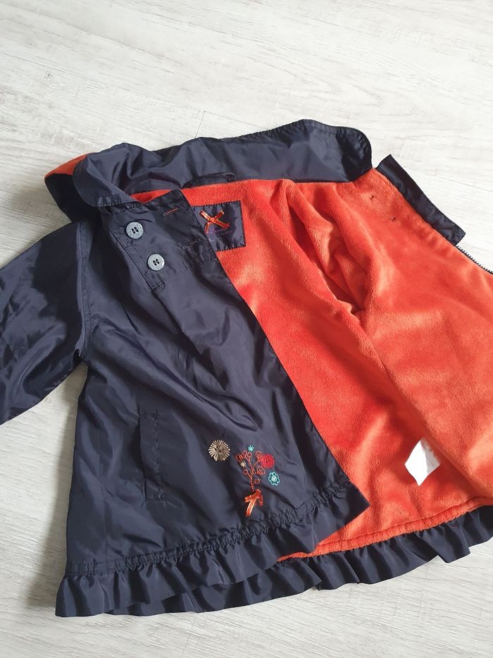 Veste/parka imperméable mi-saison-taille 9 mois - photo numéro 2