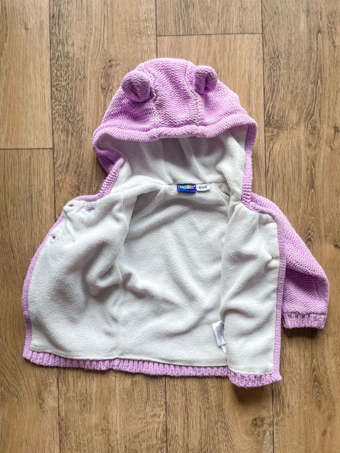 Manteau bébé fille Lupilu oreilles d’ours taille 6 mois - photo numéro 4