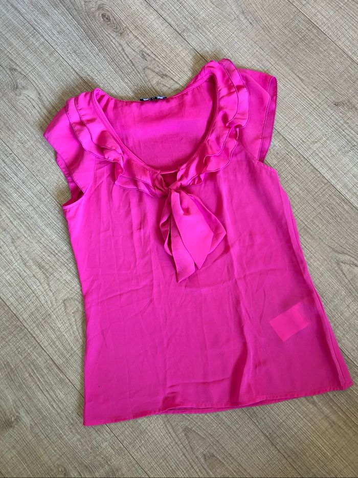 Blouse rose sans manches Morgan taille 36 jamais portée - photo numéro 7