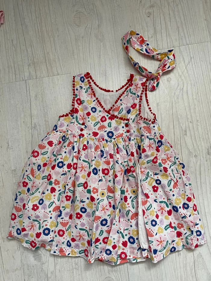 Ensemble robe et bandeau 24 mois