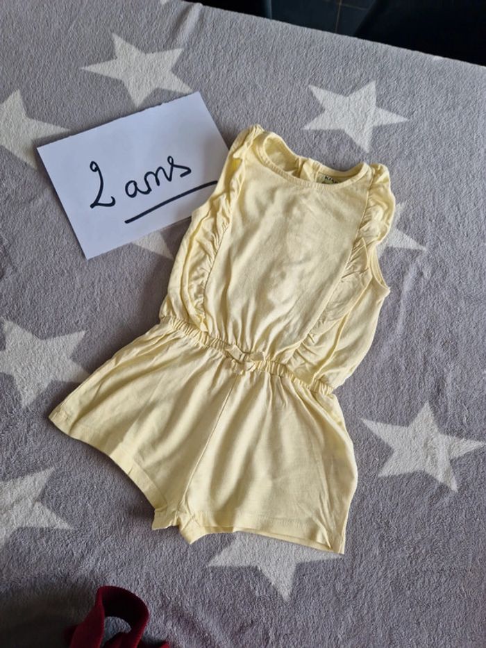 Combinaison short fille