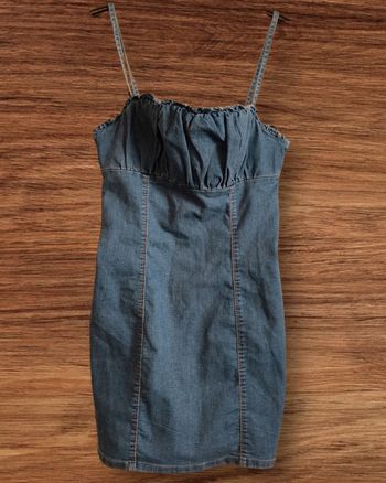 Robe moulant Denim