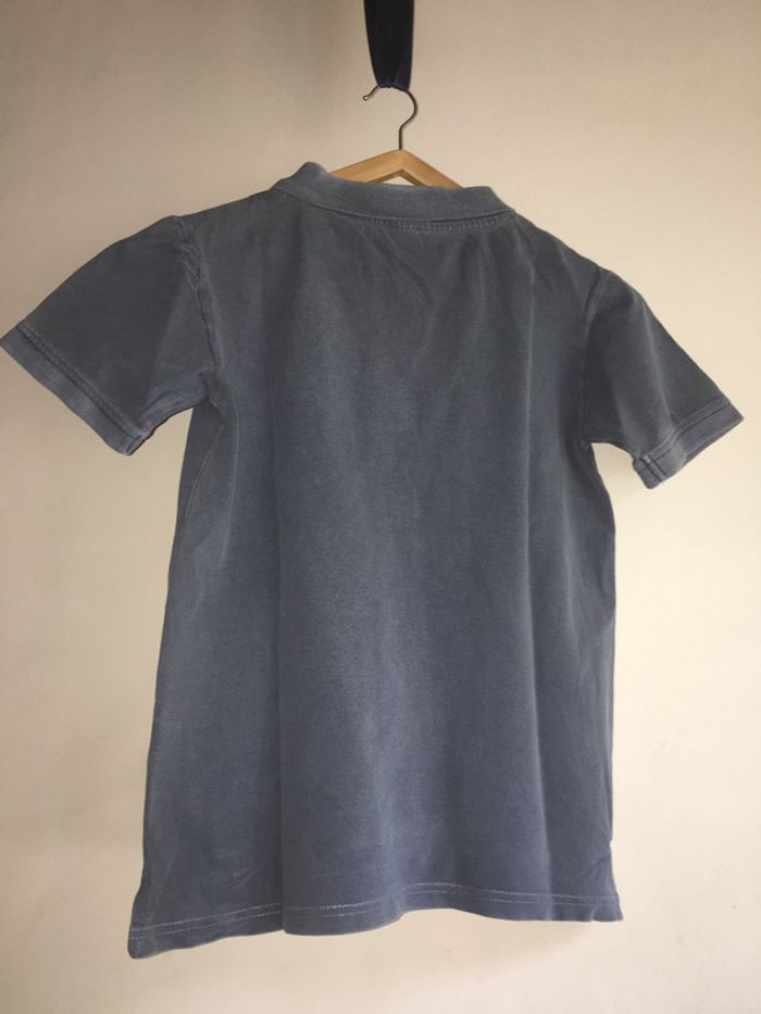 73 - Polo Tape à l’œil enfant garçon bleu marine à drapeaux - photo numéro 2