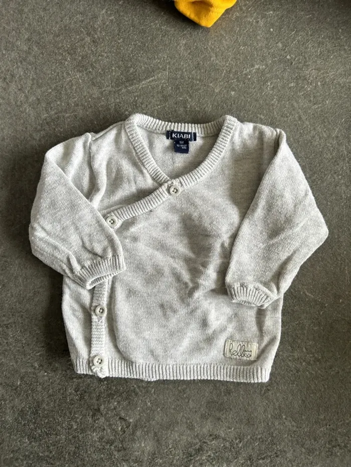 Lot de 2 gilets 1 mois - photo numéro 2