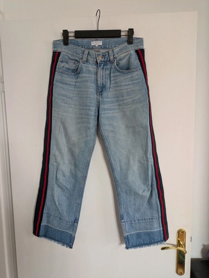 Jean boot cut bandes contrastantes Claudie Pierlot