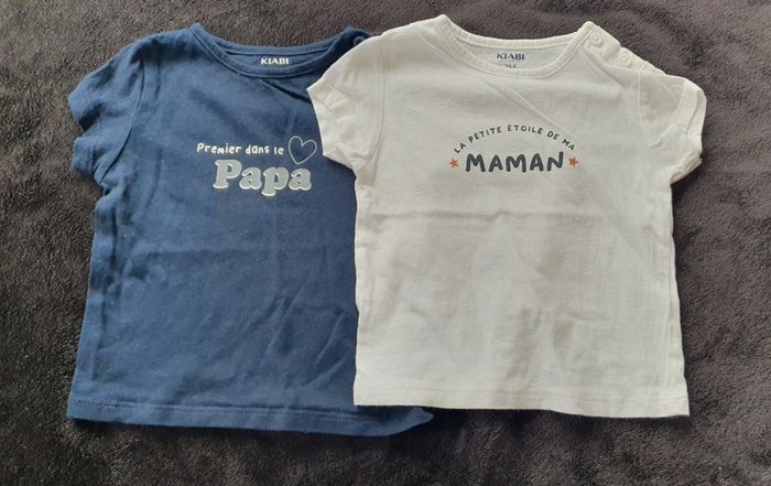 Lot de deux tee shirt