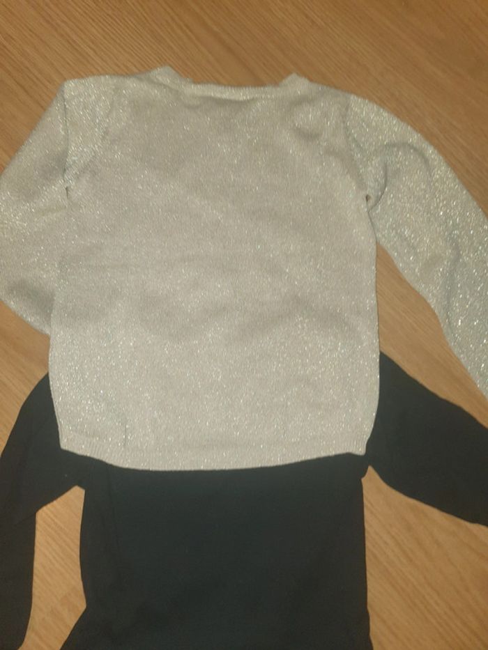 ensemble tenue de fête noir et doré 5 ans - photo numéro 9