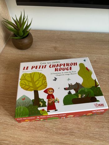 Coffret livre maquette le petit chaperon rouge