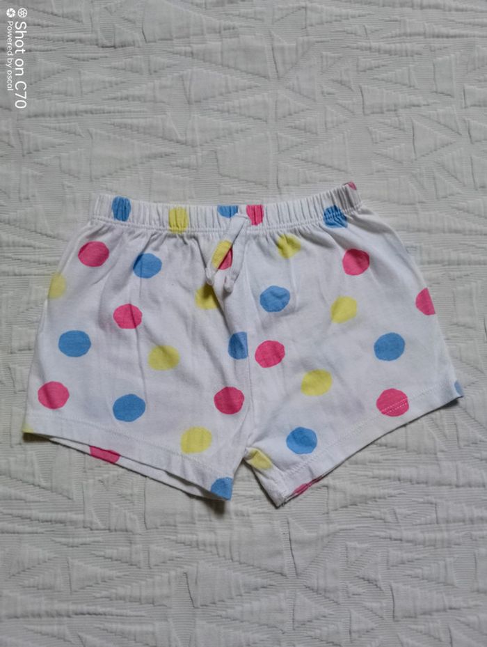 Tex short pois 12 mois