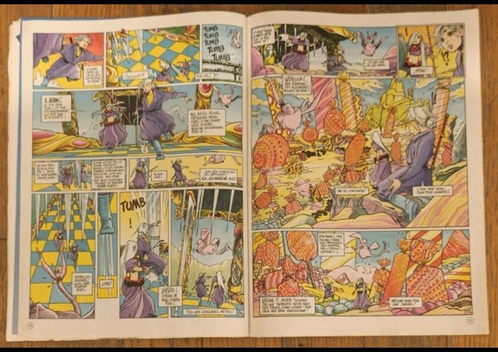 Ancien journal de mickey avec cadeau étoile magique N°1843 - 1987 vintage - photo numéro 3