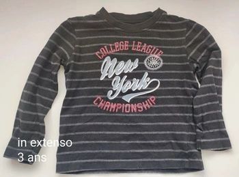 T-shirt in extenso 3 ans
