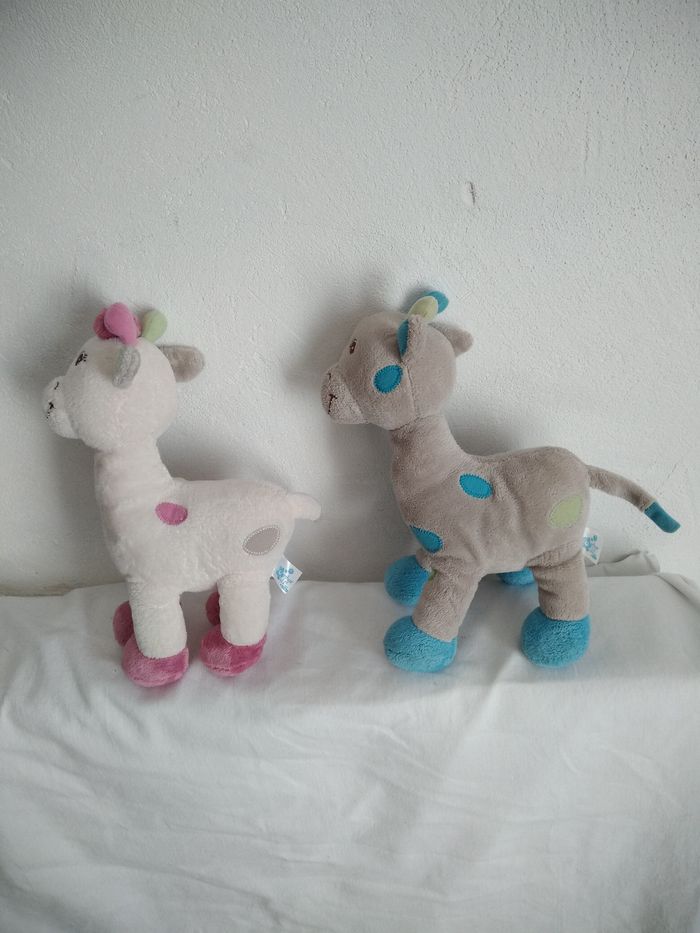 peluche girafe arthur et lola - photo numéro 2