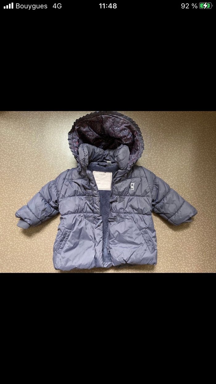 Manteau doudoune Obaibi 6 mois