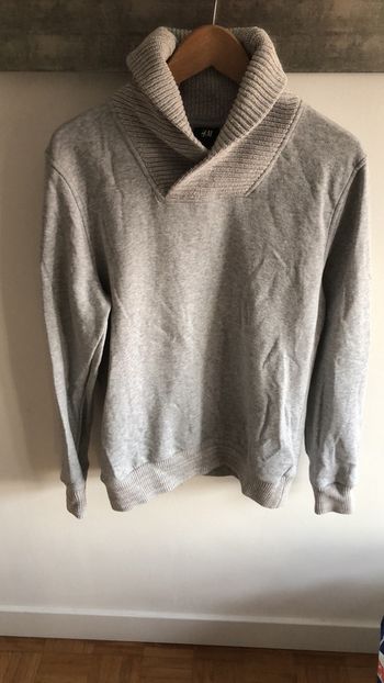 Pull H&M gris clair L