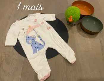 Pyjama 1 mois Du Pareil Au même blanc