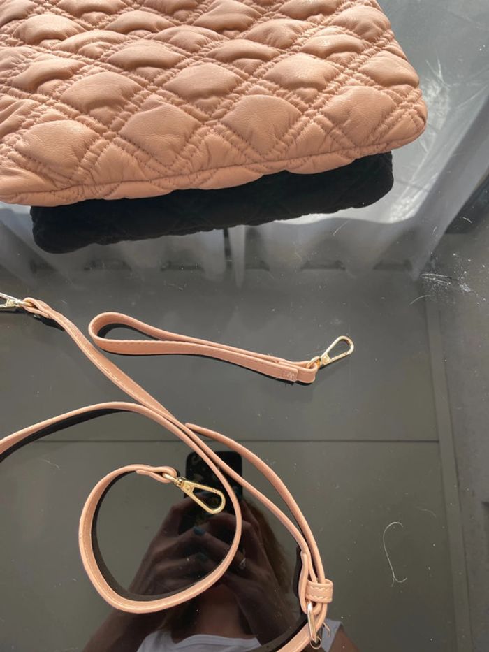 Sac matelassés de couleur rose - photo numéro 12