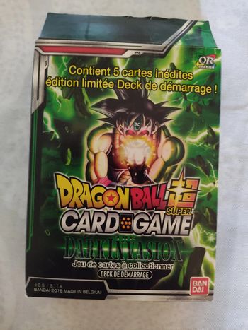 Carte DBZ Dragon Ball Super Card Game Deck de Démarrage 3 Dark Invasion 2018