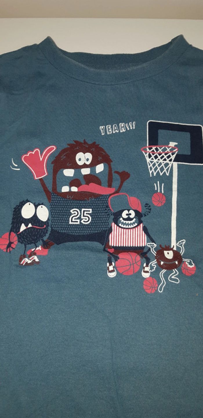 T-shirt manches longues garçon 5 ans - photo numéro 2