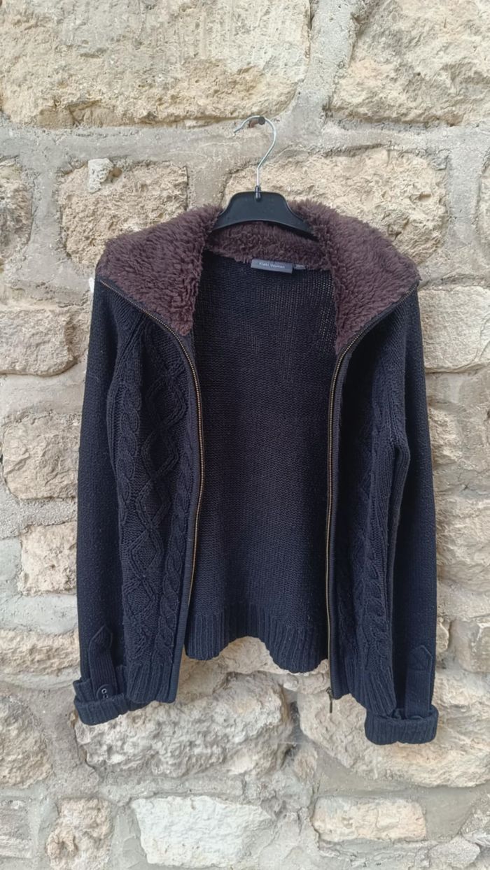 Veste tricot noire femme taille 38-40 Kiabi - photo numéro 3