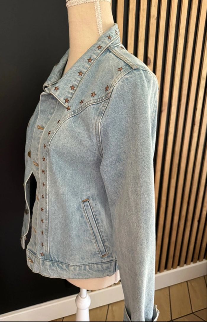 Veste jean perles Amenapih - photo numéro 6