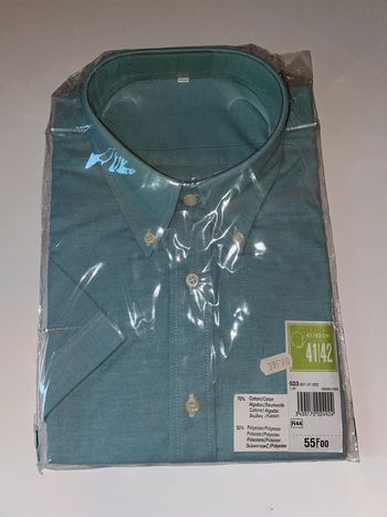 Chemise Homme turquoise