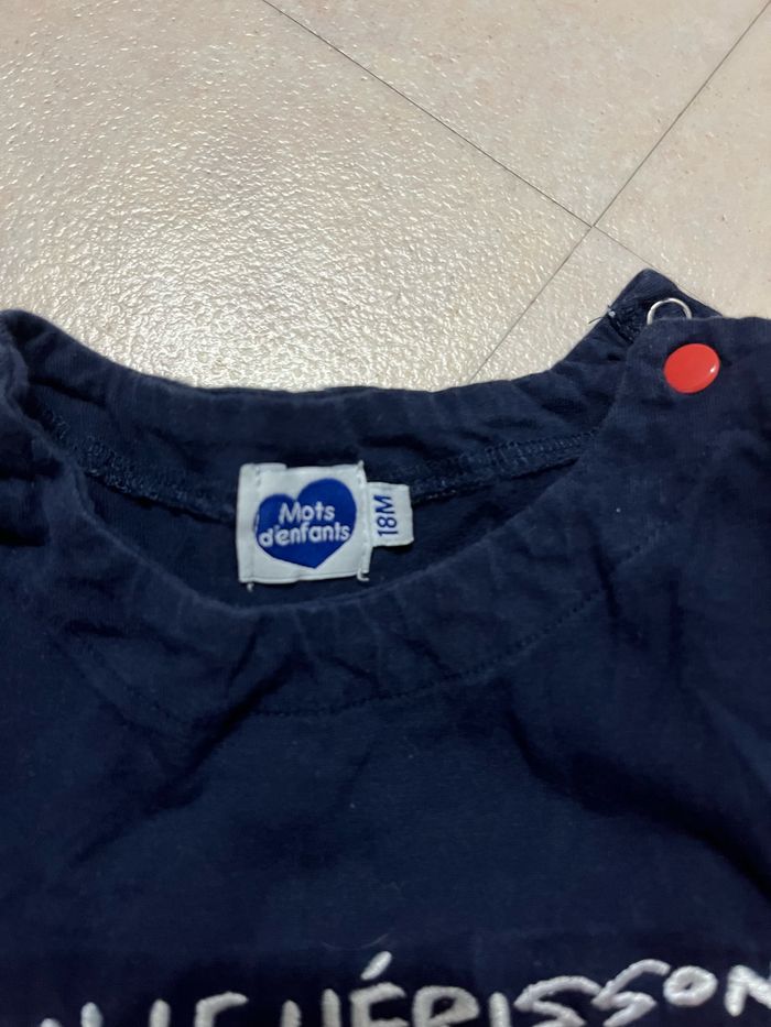 2 tee shirt manche longue 18 mois - photo numéro 2