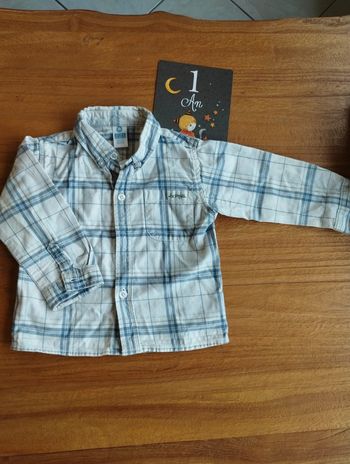 Chemise manches longues Zara 12 mois