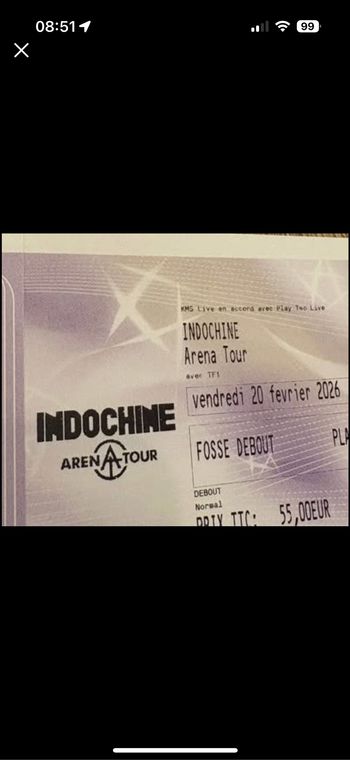 Place de concert Indochine