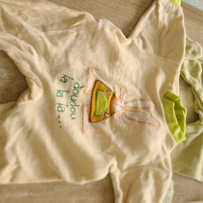 Lot de pyjamas bébé 1mois mixte - photo numéro 10