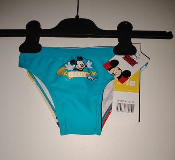 Slip de bain Mickey Disney taille 3 ans