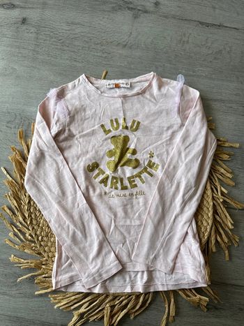 T shirt manches longues lulu castagnette 8 ans