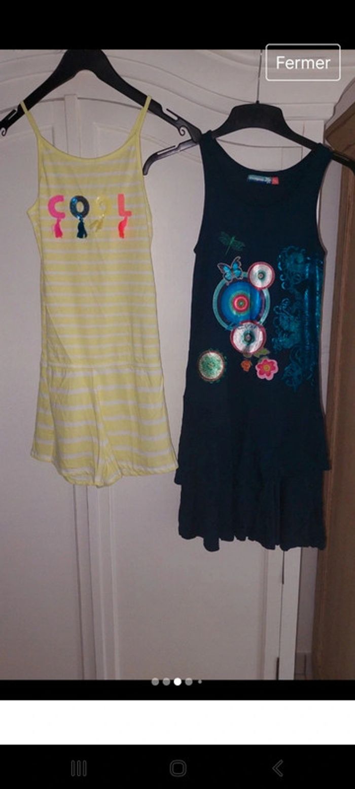 Lot de 1 combi-short Gémo et 1 robe Desigual 12 ans - photo numéro 3