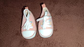Baskets souples rose