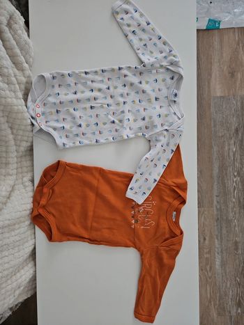 Lot de 2 bodys manches longues