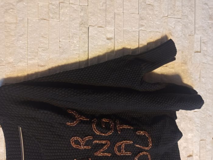 Pull Femme Noir et Marron Taille M - photo numéro 2