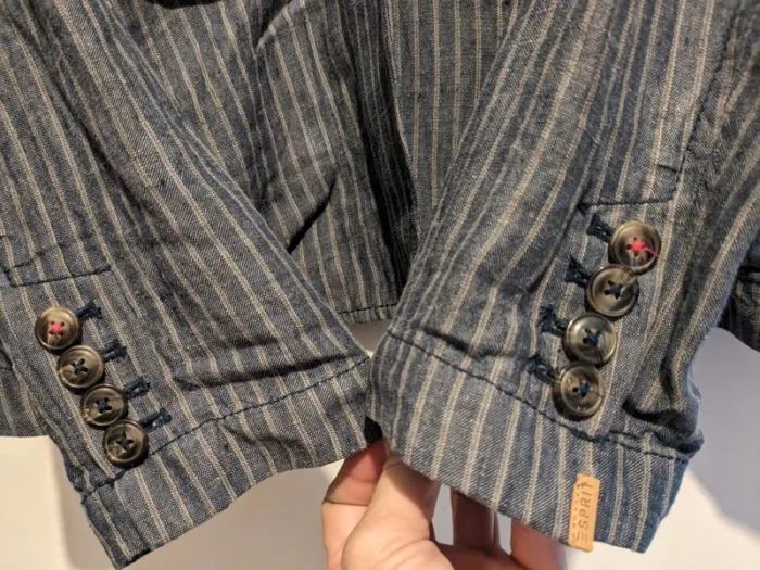 Blazer Etam Sortie de collection - bleu/gris/rose - photo numéro 3