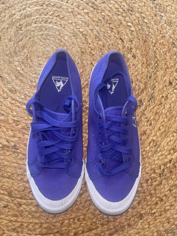 Basket le coq sportif violette - photo numéro 2