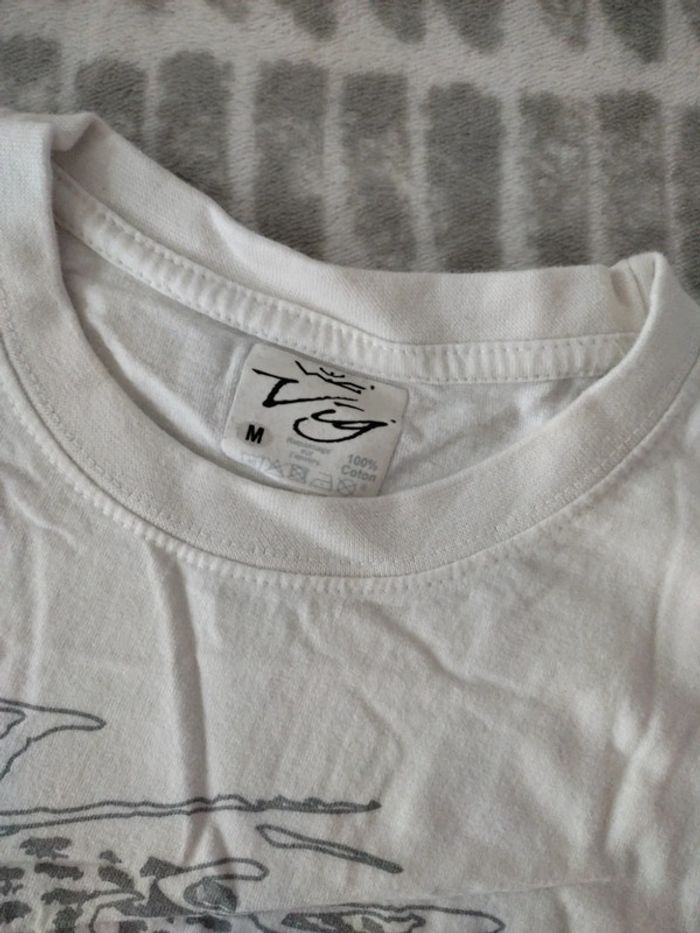 Tee-shirt blanc guépard Vig taille 38 - photo numéro 3