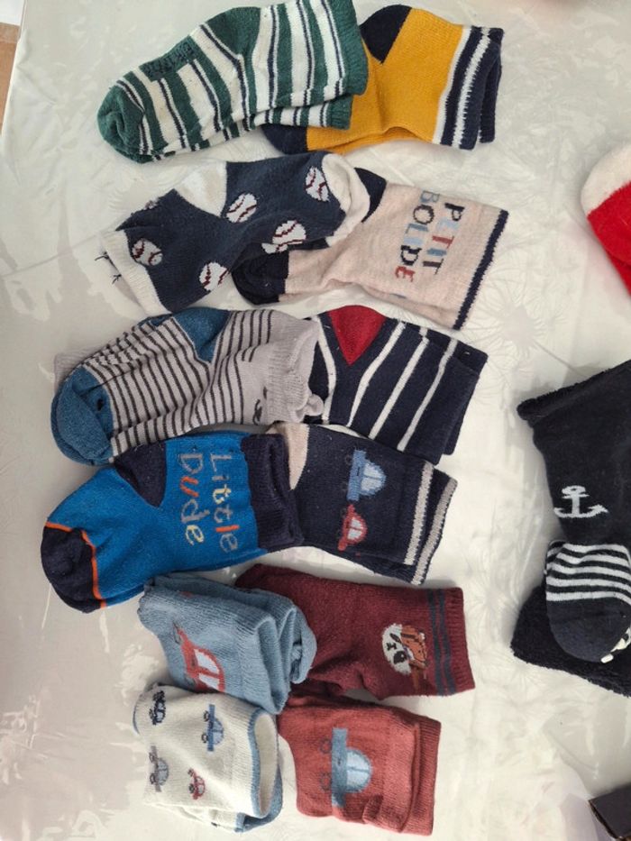 Lot chaussettes bébé - photo numéro 2