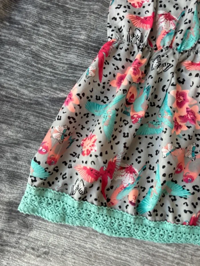 Robe motif inséparable et papillon - photo numéro 2