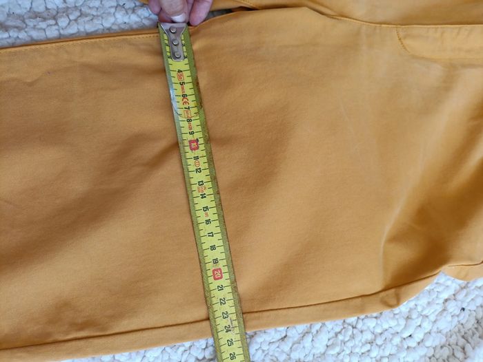 Pantalon jaune moutarde slim strass paillettes Armand Thierry Premium cute vintage old school - photo numéro 6
